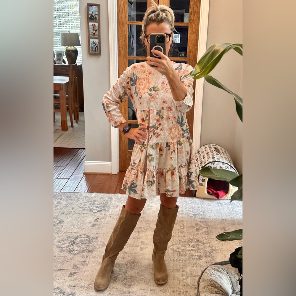 Zara The Sharon floral dress. Size SX